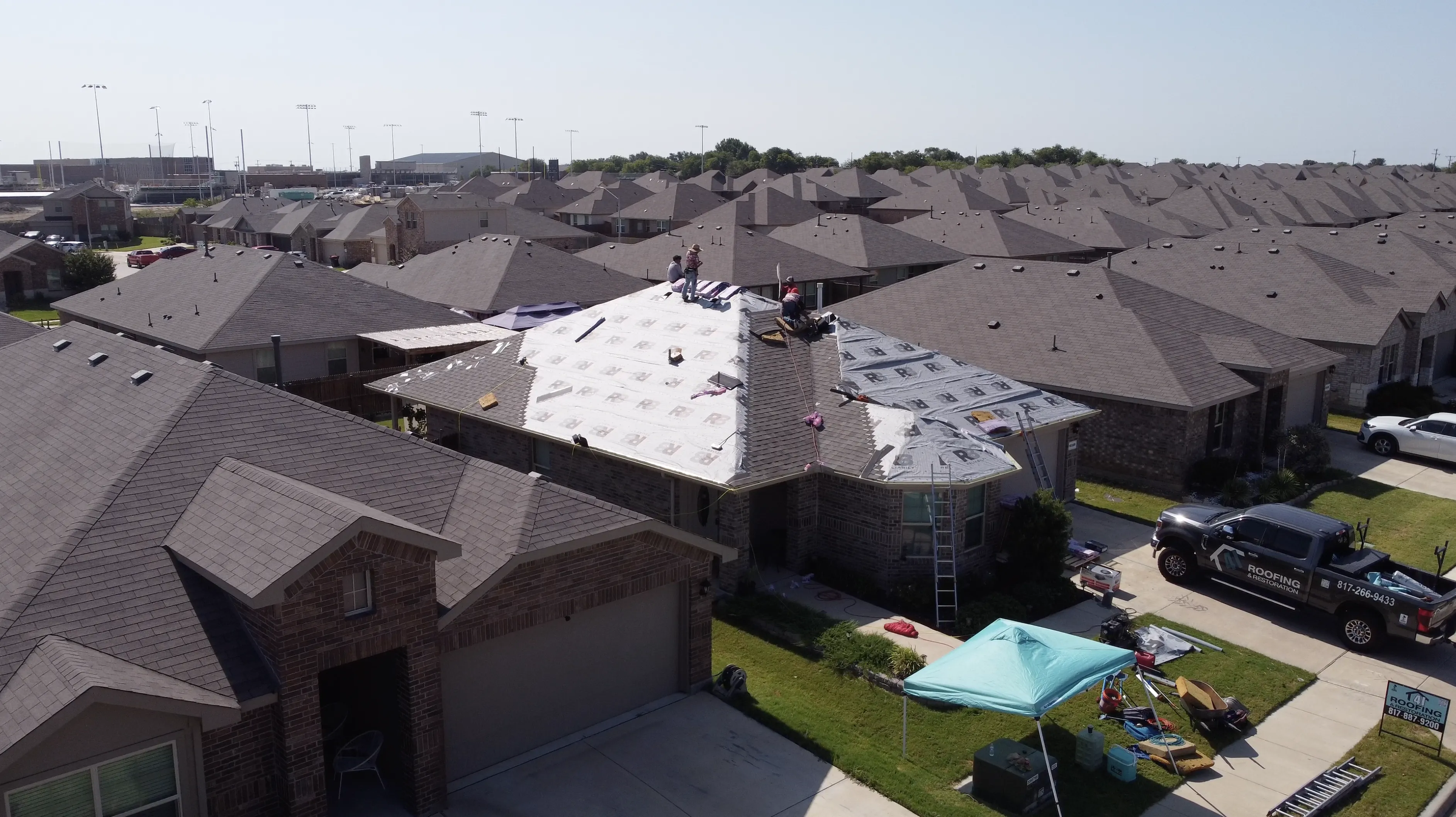 41 Roofing and Restoration roof replacement