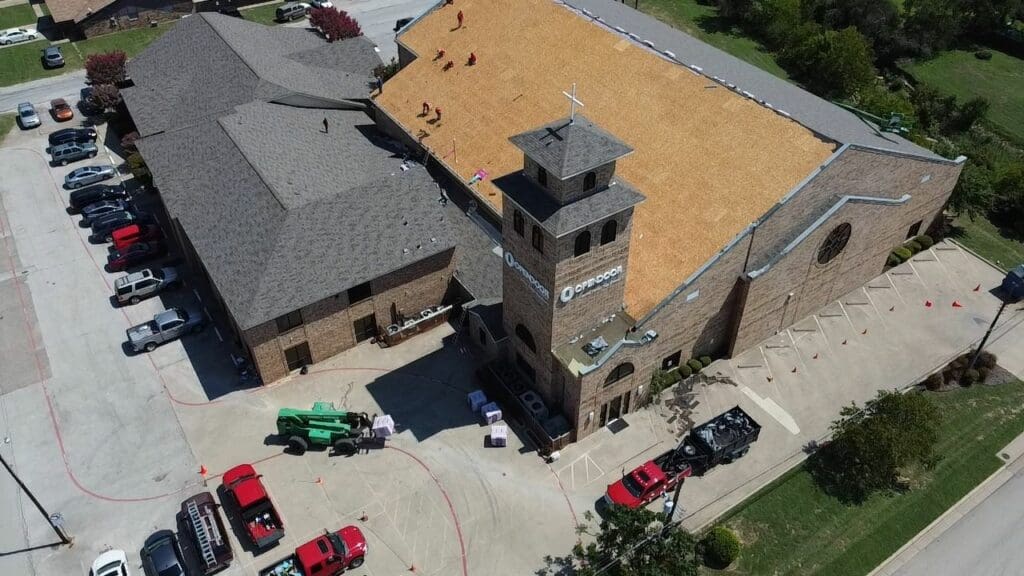 41 Roofing & Restoration Crowley Texas Church Roofing Project