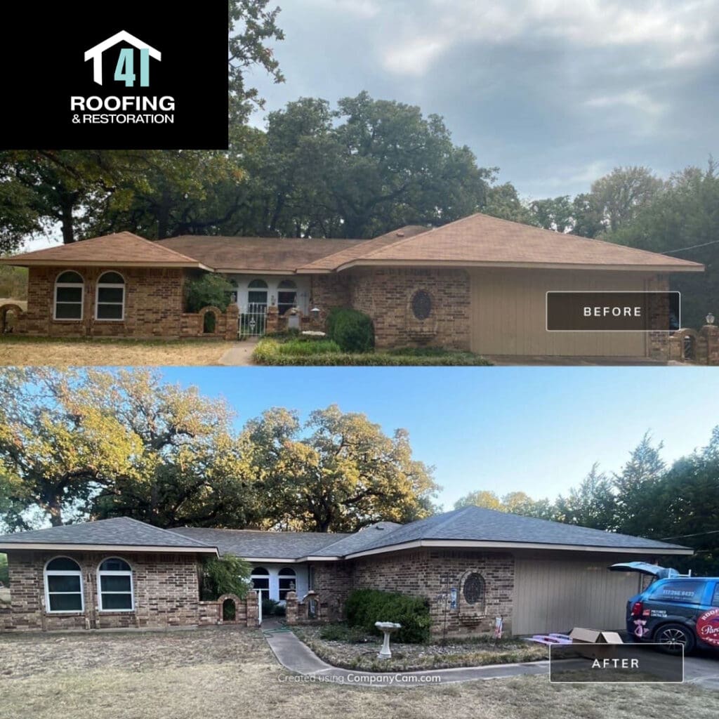 Crowley Roofing Before and After